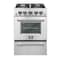 Forno Breno 24In. Freestanding Gas Range FFSGS6272-24 - alternate 1